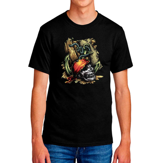 Dead Pirate Skull Graphic T-Shirt – 100% Cotton Shirt