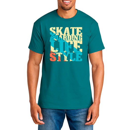Skateboarding Graphic DryBlend T-Shirt – Durable, Comfortable Skate Tee