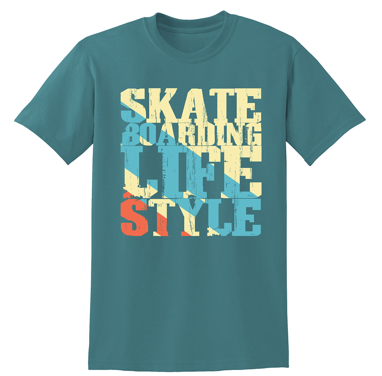 Skateboarding Graphic DryBlend T-Shirt – Durable, Comfortable Skate Tee