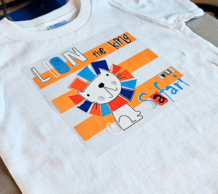 Lion King Safari Heat Press DTF Transfer for Kids and Babies