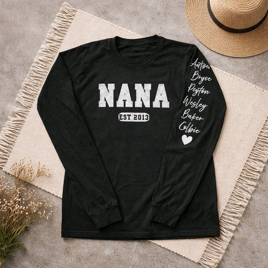 Personalize for Mom Long Sleeve Shirt – Custom Mother’s Day Gift | Women’s Classic Fit Tee