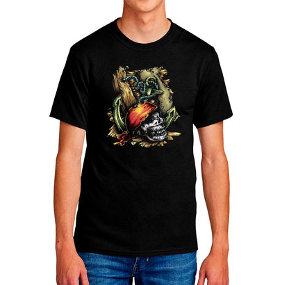 Dead Pirate Skull Graphic T-Shirt – 100% Cotton Shirt