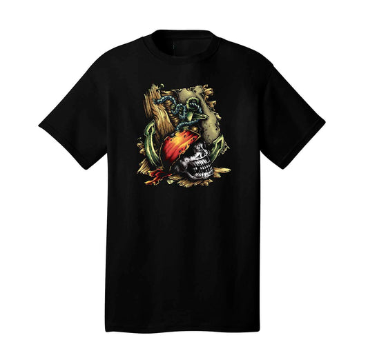 Dead Pirate Skull Graphic T-Shirt – 100% Cotton Shirt