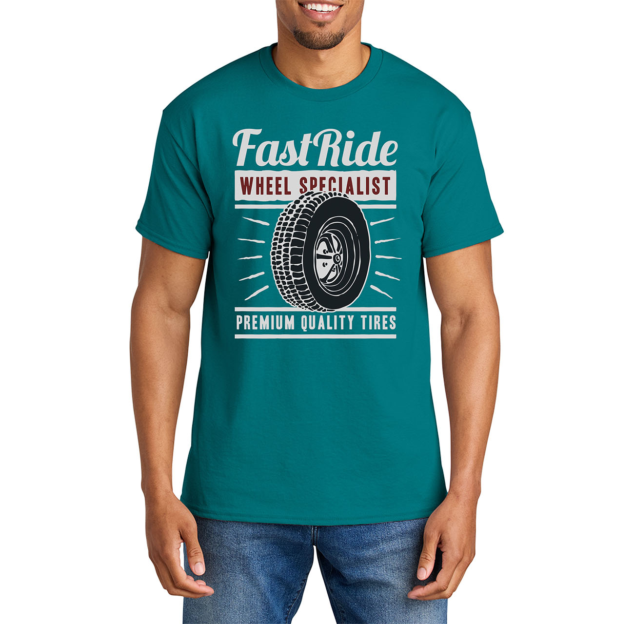 Men's Fast Ride Wheel Specialist DryBlend Tee
