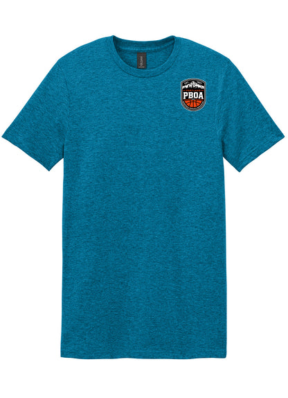 PBOA Left Chest Logo - Ring Spun Tee Gildan T-Shirt (64000)
