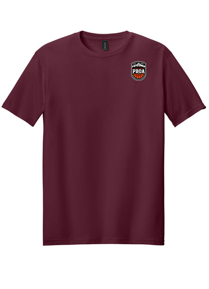 PBOA Left Chest Logo - Ring Spun Tee Gildan T-Shirt (64000)