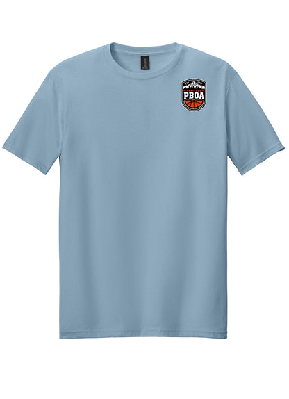 PBOA Left Chest Logo - Ring Spun Tee Gildan T-Shirt (64000)