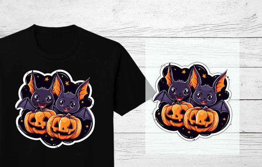 Cute Pumpkins | Kid's Halloween DTF Transfers  | Halloween Heat Press Transfers