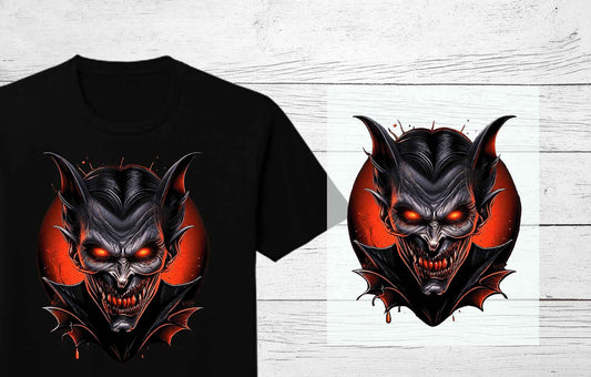 Devil Satan  Halloween Ready to press DTF Designs  | Halloween Heat Press Transfers