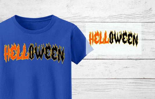 HellOween DTF Transfers | Halloween Heat Press Transfers