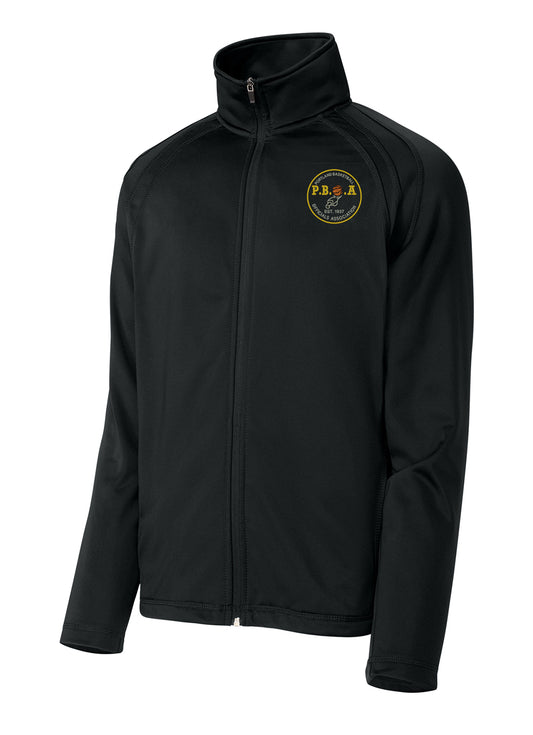 PBOA Referee Jacket Sport-Tek® Tricot Track Black (JST90)