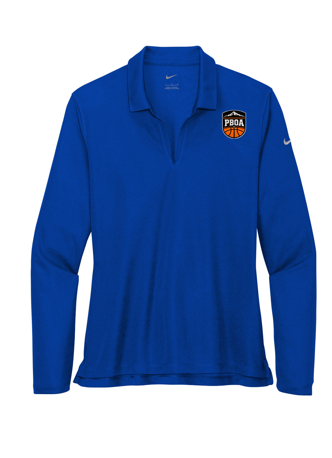 PBOA Nike Women's Dri-FIT Micro Pique 2.0 Long Sleeve Polo (NKDC2105)
