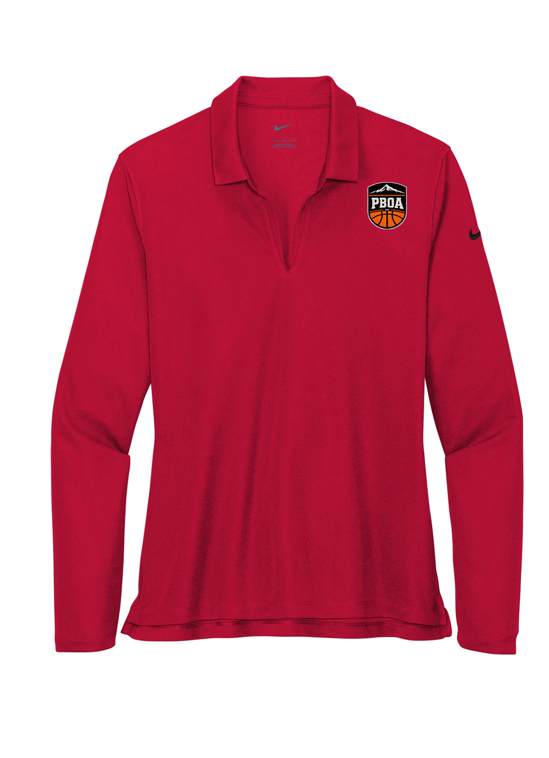 PBOA Nike Women's Dri-FIT Micro Pique 2.0 Long Sleeve Polo (NKDC2105)