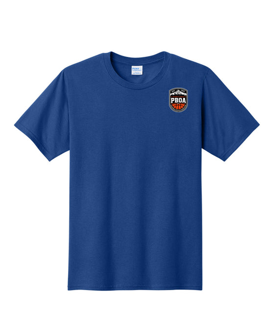 PBOA Logo Left Chest & Full Back-Ring-Spun Cotton Tee (PC450)