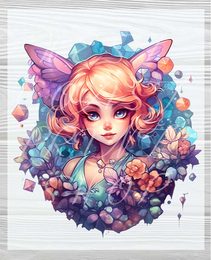 Princess Fairy DTF Heat Press Transfers - Quality Full Color DTF Transfer