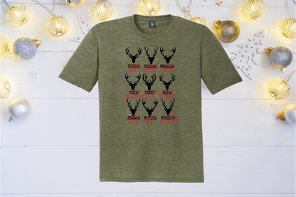 Christmas Reindeer Meat Men's Tee | Funny Men's Holiday T-Shirt