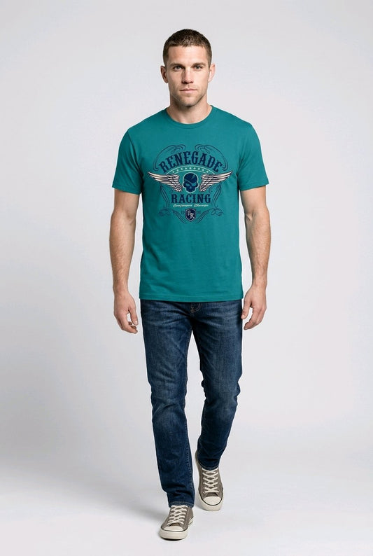 Renegade Racing Men’s DryBlend Shirt – Moisture-Wicking Graphic Tee