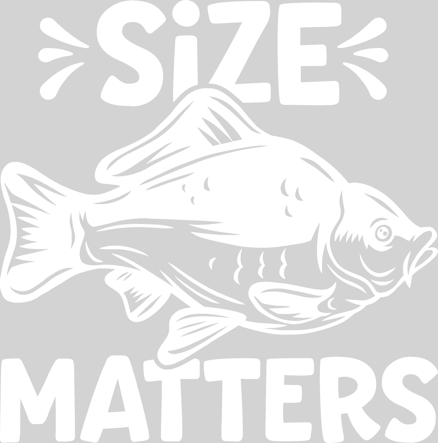 Ready to Press DTF Transfer  | Fishing Size Matters