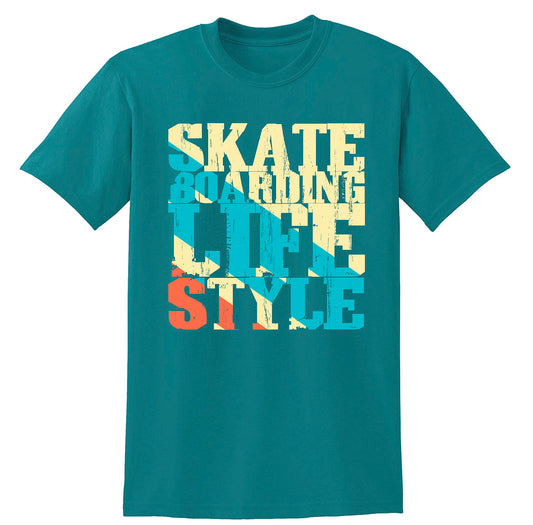 Skateboarding Graphic DryBlend T-Shirt – Durable, Comfortable Skate Tee