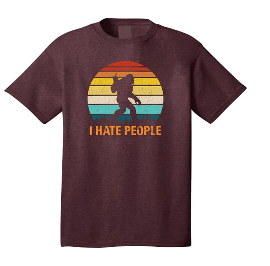 Unleash your wild side with our hilarious Sasquatch graphic t-shirt, Bigfoot graphic tee, Yeti shirt