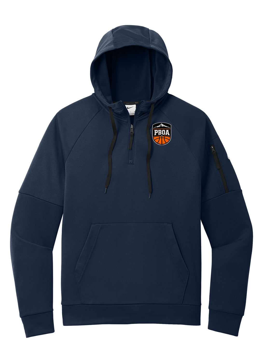 PBOA Nike Therma-FIT Pocket 1/4-Zip Fleece Hoodie (NKFD9742)