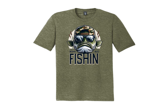 Men's short sleeve T-shirt | Wishin' I was Fishin'